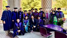 Astronomy Faculty in Regalia