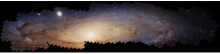 Panorama of our nearest galactic neighbor unveils hundreds of millions of stars