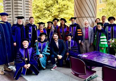 Astronomy Faculty in Regalia